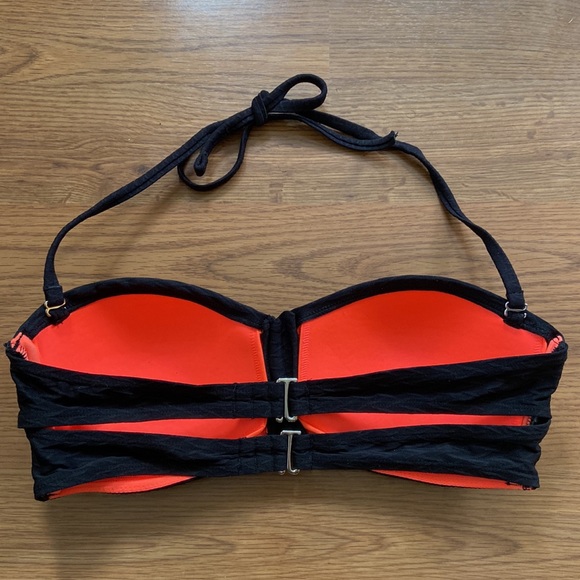 Black patterned bikini with 2 bottoms - Picture 4 of 7